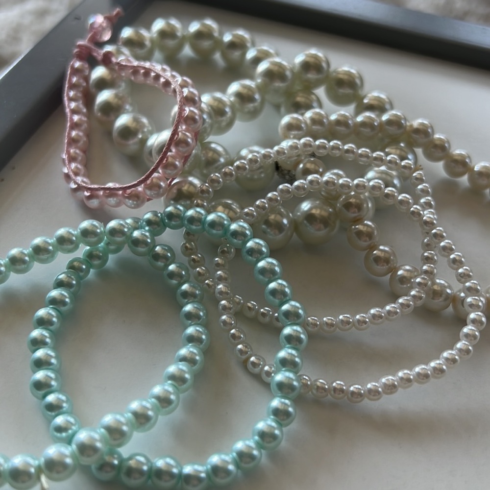 Costume Pearl Bracelets